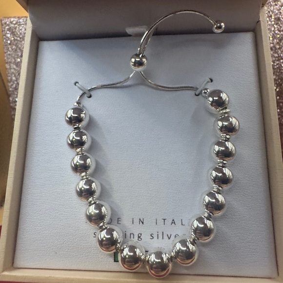 Mia fiore sterling silver Italian made beaded bracelet - Picture 4 of 7